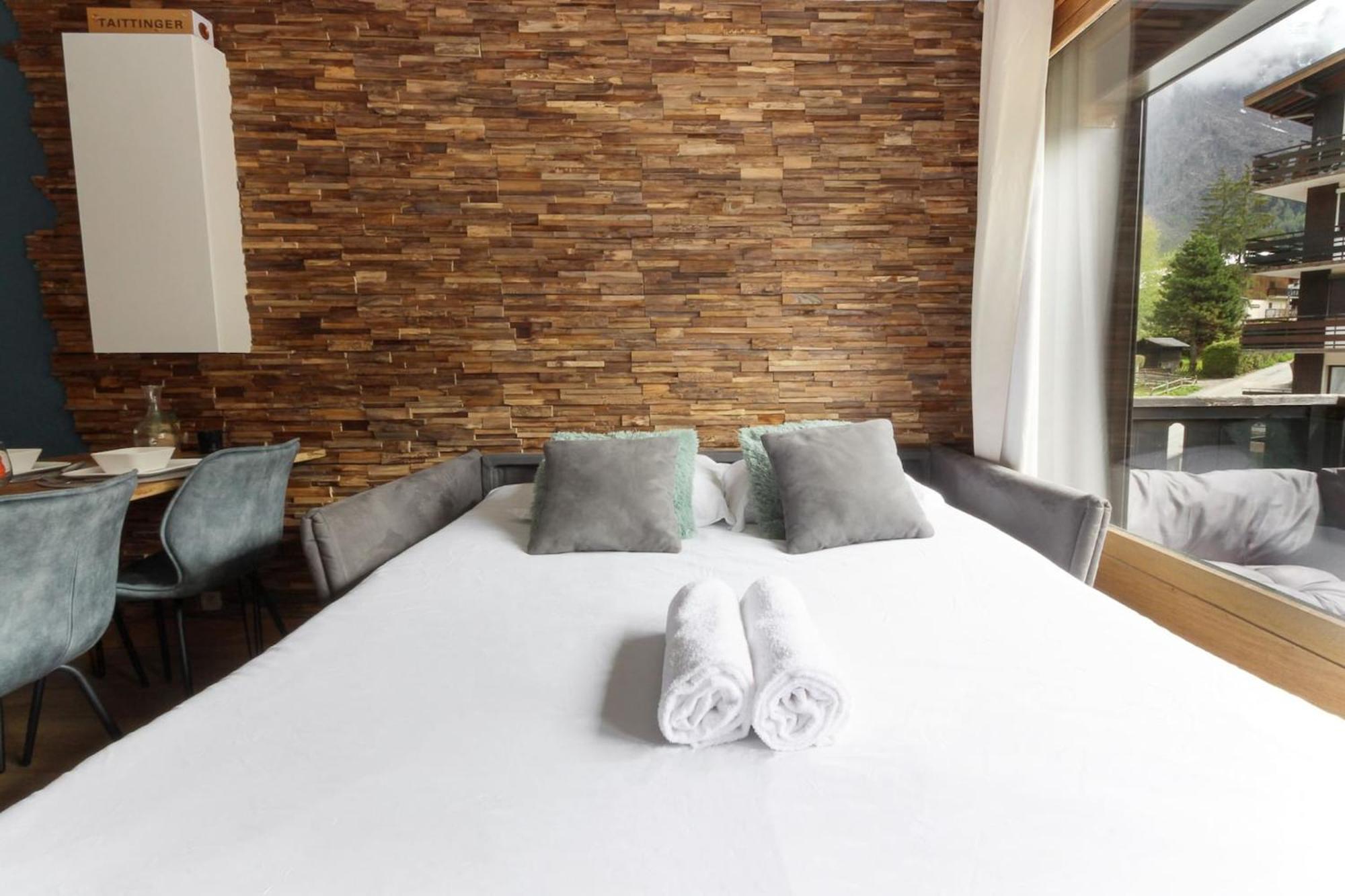 Les Dryades - Renove - Balcon Avec Vue Mt Blanc 莱苏什 外观 照片