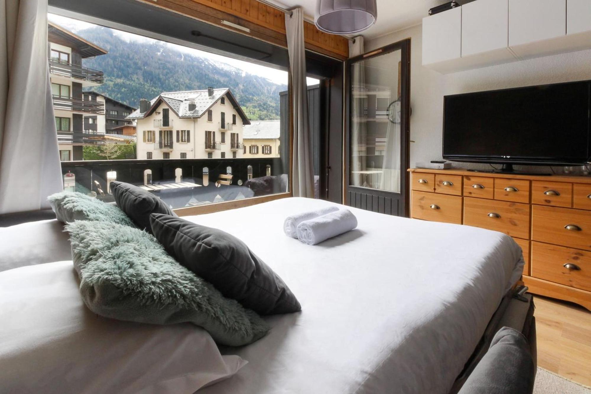 Les Dryades - Renove - Balcon Avec Vue Mt Blanc 莱苏什 外观 照片